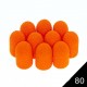 Klobouček brusný 13 mm hrubost 80 ABS PODO oranžový 10 ks