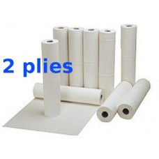 Amala Prostěradlo papírové 2 vrstvé bílé 500/50m/40 s perforací 9 ks