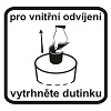 Pro vnitřní odvíjení vytrhněte dutinku